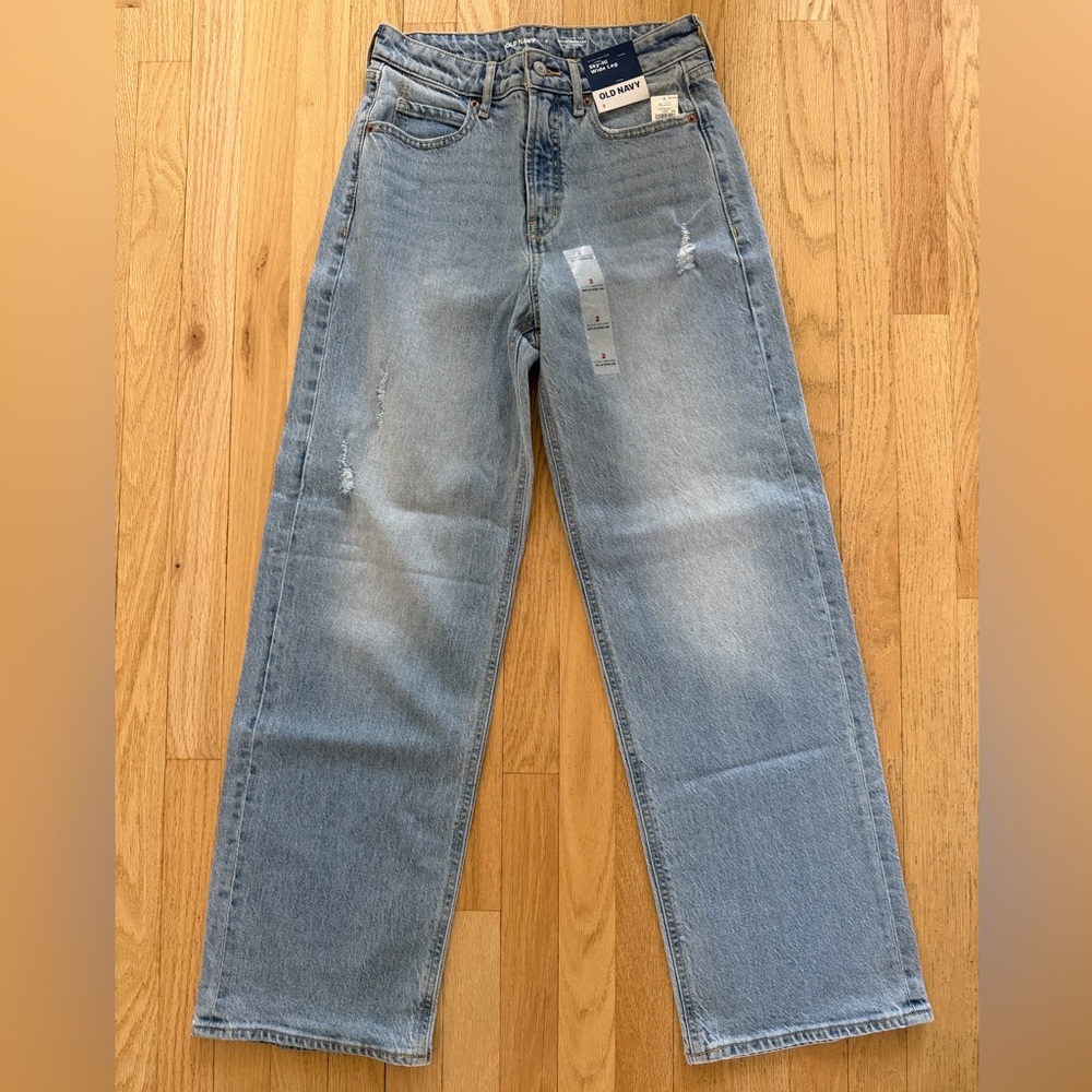 Old Navy Sky-Hi Wide Leg Jeans